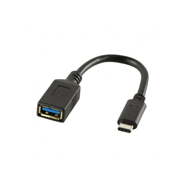USB-C han -> USB A hun Adapter